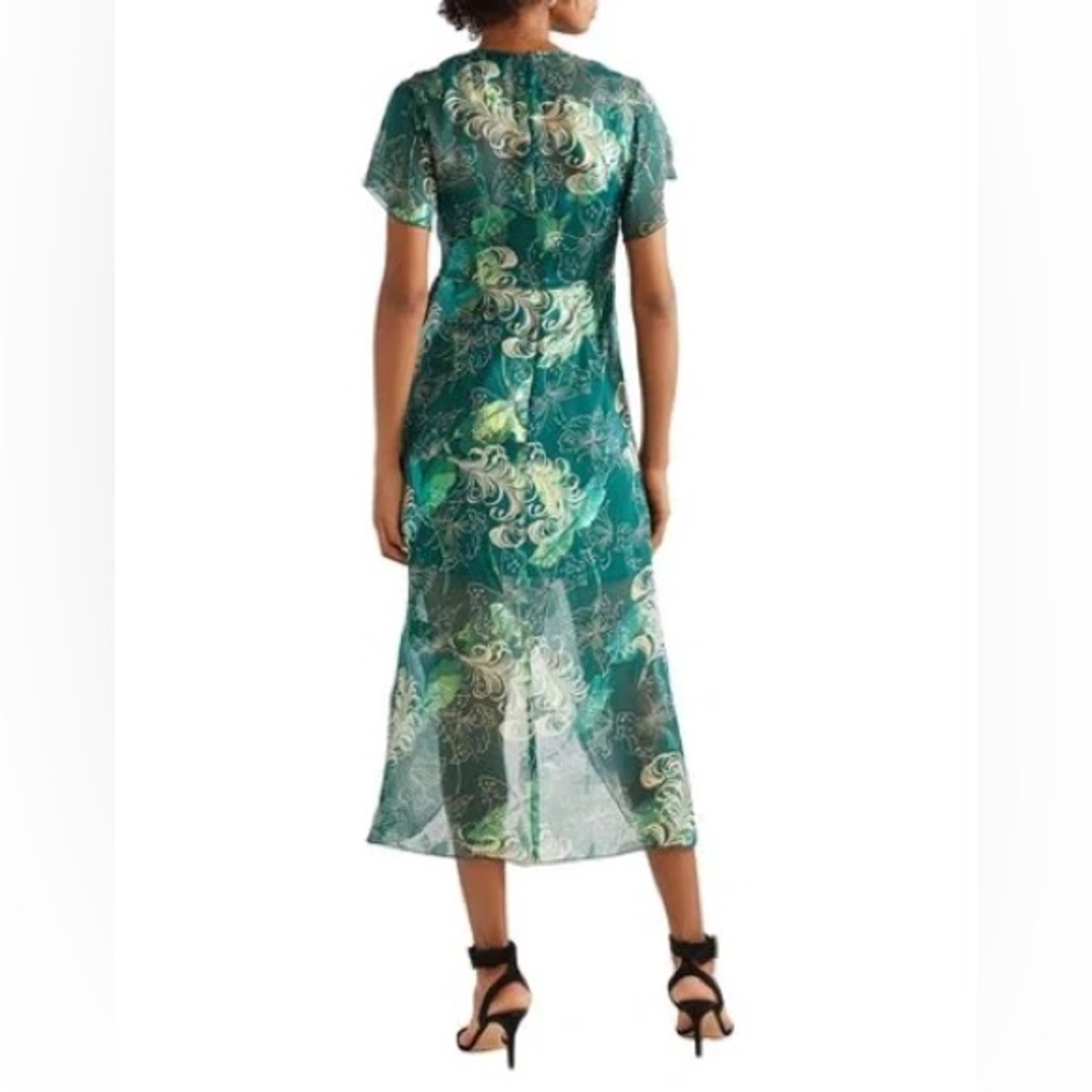 Anna Sui Midi Dress in Green - Picture 2 of 13